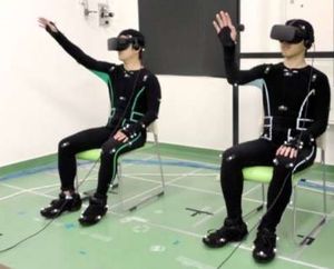 Testpersonen im VR-Labor: neue Anwendungsfelder möglich (Foto: tut.ac.jp)