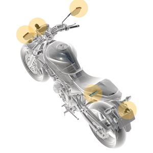 Tech am Bike: Hier sitzen die Systemkomponenten (Foto: ride.vision)