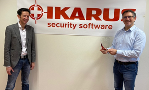 FireEye-Country-Manager Andreas Senn und IKARUS-COO Christian Fritz (© IKARUS)