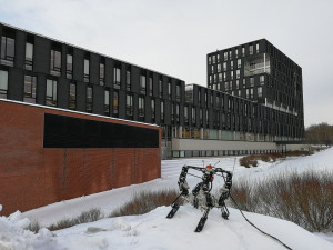 DyRET-Ausflug auf dem Campus der Universität Oslo (Foto: Tønnes Nygaard)