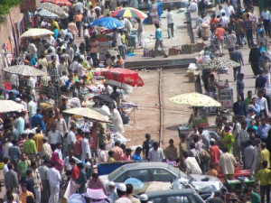 Markt in Indien: Wirtschaft boomt trotz Corona (Foto: Dieter Schütz, pixelio.de)