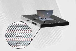 Atomar dünne Schichten verringern die Reibung effektiv (Grafik: tuwien.at) Atomar dünne Schichten verringern die Reibung effektiv (Grafik: tuwien.at)