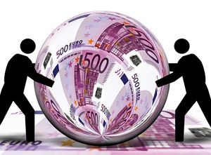 Am Wirtschaftsball: deutsches BIP geht in Q1 zurück (Bild: geralt, pixabay.com)