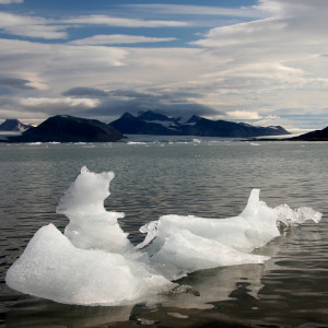 Trauriger Rest eines uralten Gletschers vor Spitzbergen (Foto: Fabien Maussion)