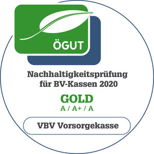 ÖGUT-Zertifikat für VBV-Vorsorgekasse (Copyright: ÖGUT)