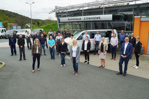 Team vom Autohaus Liliensiek freut sich über den Award (Foto: Niclas Mehne)