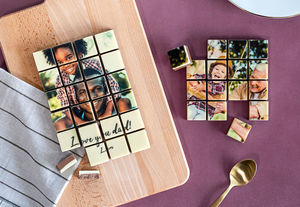 Schokoladen-Puzzle mit Foto (Foto: smartphoto)
