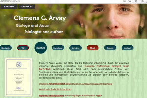 Clemens G. Arvay, Biologe und Autor mit neuem Buch (Bild: clemensarvay.com)