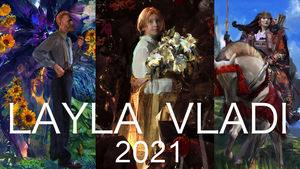 Artworks by Layla Vladi created in 2021
