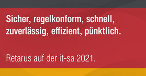 Retarus auf der it-sa (Copyright: Retarus)