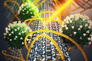 Künstlerische Darstellung des Viren-Scanners (Illustration: mit.edu)