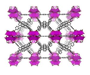 So sieht das giftzerstörende MOF aus (Illustration: Victor Quezada-Novoa)
