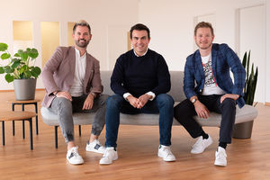 Von links: CSO S. Savic, CEO H.-B. Aderhold, CMO J. Baumann (Foto: L. Schwaiger)