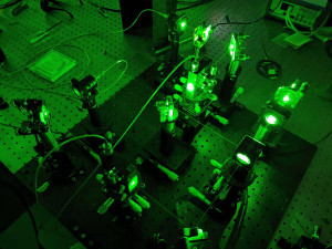 Test der holografischen Kamera (Foto: Florian Willomitzer, northwestern.edu)