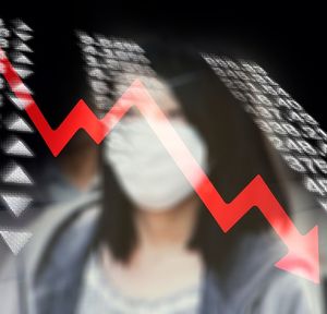 Trendpfeil: Deutsche Wirtschaft schrumpft (Bild: pixabay.com, geralt)