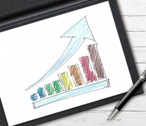 Trendpfeil: mittelfristig keine Rezession in Deutschland zu erwarten (Bild: pixabay.com, geralt)