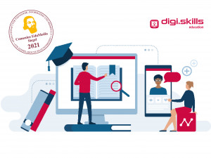 Digitale Kompetenzen in der Bildung (Grafik: bit media e-solutions GmbH)