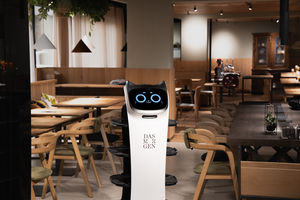 Serviceroboter BellaBot von Sebotics im Restaurant Das Morgen (Foto: Sebotics)