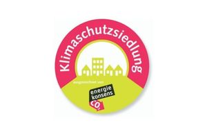 Klimaschutzsiedlung, Logo (Bild: energiekonsens)