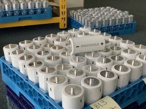 So sehen die kostengünstigen Batterien aus leitfähigen Kunststoffen aus (Foto: polyjoule.com)