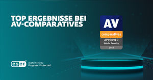 Top Ergebnisse bei AV-Comparatives (Foto: ESET)