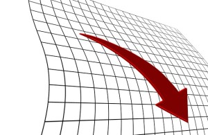 Trendpfeil: Für die britische Wirtchaft geht es stetig bergab (Bild: Gerd Altmann, pixabay.com)