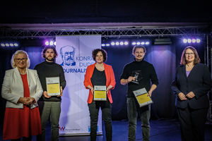 Preisträger Konrad-Duden-Journalistenpreis 2022 mit Jury (Foto: WeselMarketing)