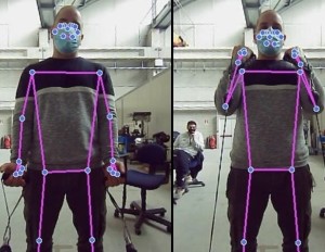 Korrekturen aus dem Projektor: Neuer Hightech-Spiegel für Fitness-Fans (Foto: Lanza et al)