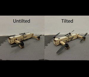 Drohne mit unterschiedlichen Rotorstellungen (Foto: berkeley.edu)