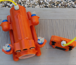 Prototyp der neuartigen Unterwasserdrohne 