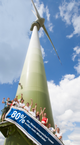 80 % der Befragten sprachen sich für den Windkraftausbau aus (Foto: Astrid Knie)