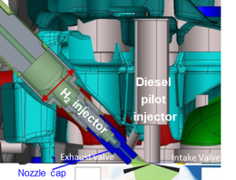 Grafische Darstellung der innovativen Lösung für Dieselmotoren (Illustration: unsw.edu.au)