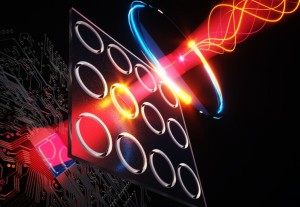 Künstlerische Darstellung der Strahlengänge in der neuen Hightech-Kamera (Bild: mit.edu)