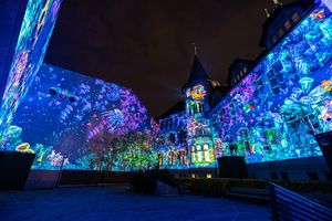 Lichtshow im Landesmuseum - Illuminarium 2022 (Foto: TICKETINO/Illuminarium)