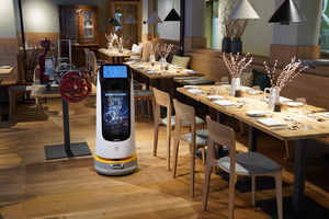 Serviceroboter KettyBot im Morgen (Foto: Sebotics)