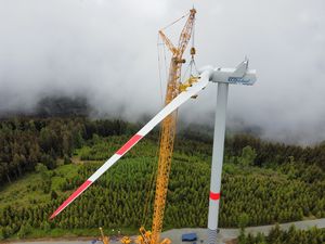 Kärntens erster Windpark entstand 2022 (Foto: Imre Antal)