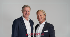 CEO-Wechsel bei der eee group: (V.l.) W. Khom, M. Brandner (Foto: eee group)