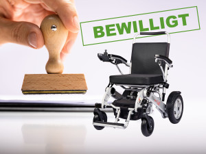 Elektrischer Rollstuhl genehmigt (Bild: ackerblau OG)