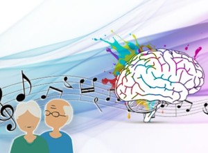 Musik tut den Gehirnen alternder Menschen gut (Illustration: unige.ch, Damien Marie)