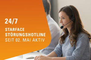 Neu für Partner: 24/7-Hotline für Störungsmeldungen (Bild: STARFACE)