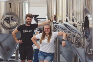 Schalken-Brauerei-Betreiber*innen Anna und Roland (Foto: Schalken Brauerei)