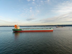 Frachtschiff vor Vancouver: vom Streik betroffen (Foto: pixabay.com, KrisOdyssey)