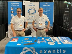 Exentis präsentiert sich am Formnext Forum Austin (Foto: Exentis)