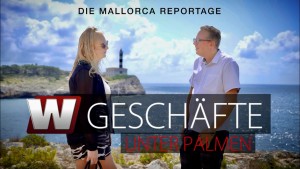 Mallorca-Reportage: Geschäfte unter Palmen (Foto: Wirtschafts-TV)