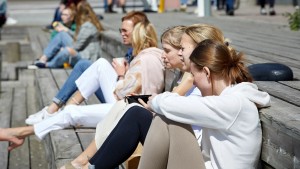 Schwedische Studenten in einer Unterrichtspause: Englisch nicht immer ratsam (Foto: chalmers.se)