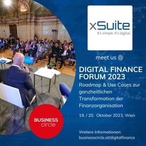 xSuite ist Gold Partner des Digital Finance Forums 2023 (Bild: Digital Finance Forum)