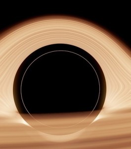Lichtbeugung an einem Schwarzen Loch (Foto: Alexander Antropov, pixabay.com)