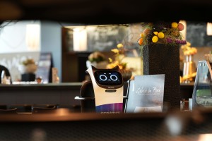 Serviceroboter BellaBot im Restaurant Galerie im Park St. Margrethen (Foto: Sebotics)