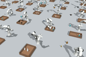 Packroboter bei der Arbeit: hocheffizient dank KI-Algorithmen (Bild: mit.edu)