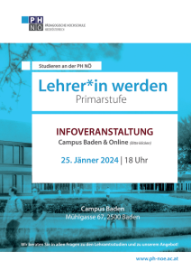 Infoveranstaltung zum Lehramt (Bild: Pädagogische Hochschule Niederösterreich)